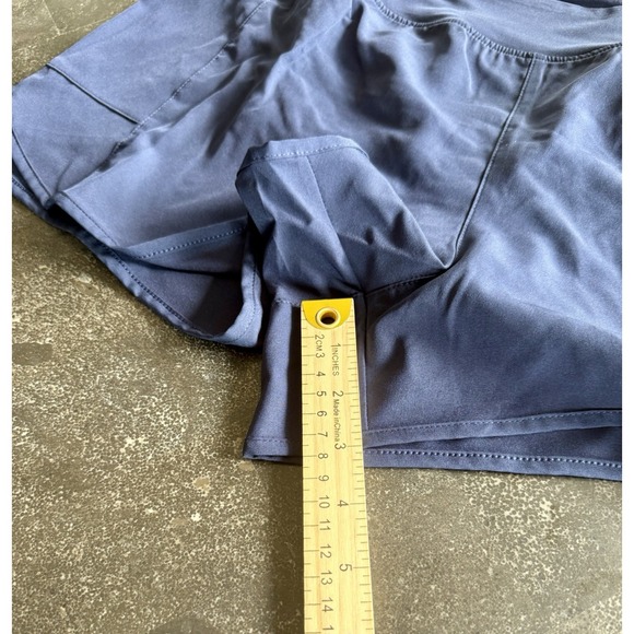 Reebok Women's XL Blue Lined Running Slim Shorts Tennis Pickle Ball Volleyball - Picture 8 of 9